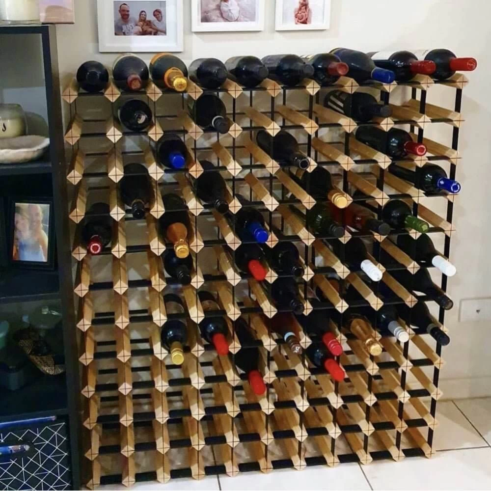 120 Bottle Timber Wine Rack - Image 7