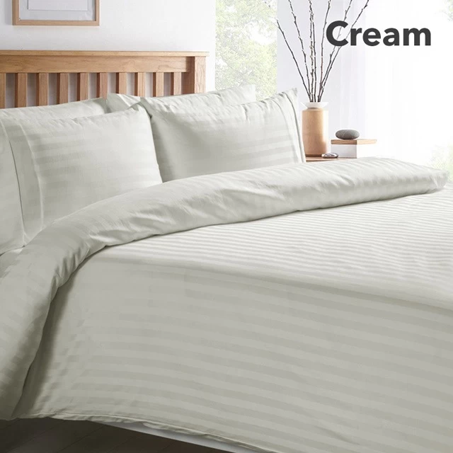 1500TC Egyptian Cotton Luxury Striped Quilt Covers - Image 3