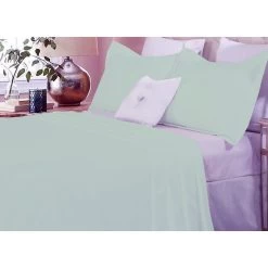 Queen Size Cotton Quilt Cover Set In Cloud 1500TC