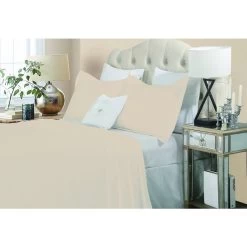 King Size Cotton Quilt Cover Set In Linen 1500TC