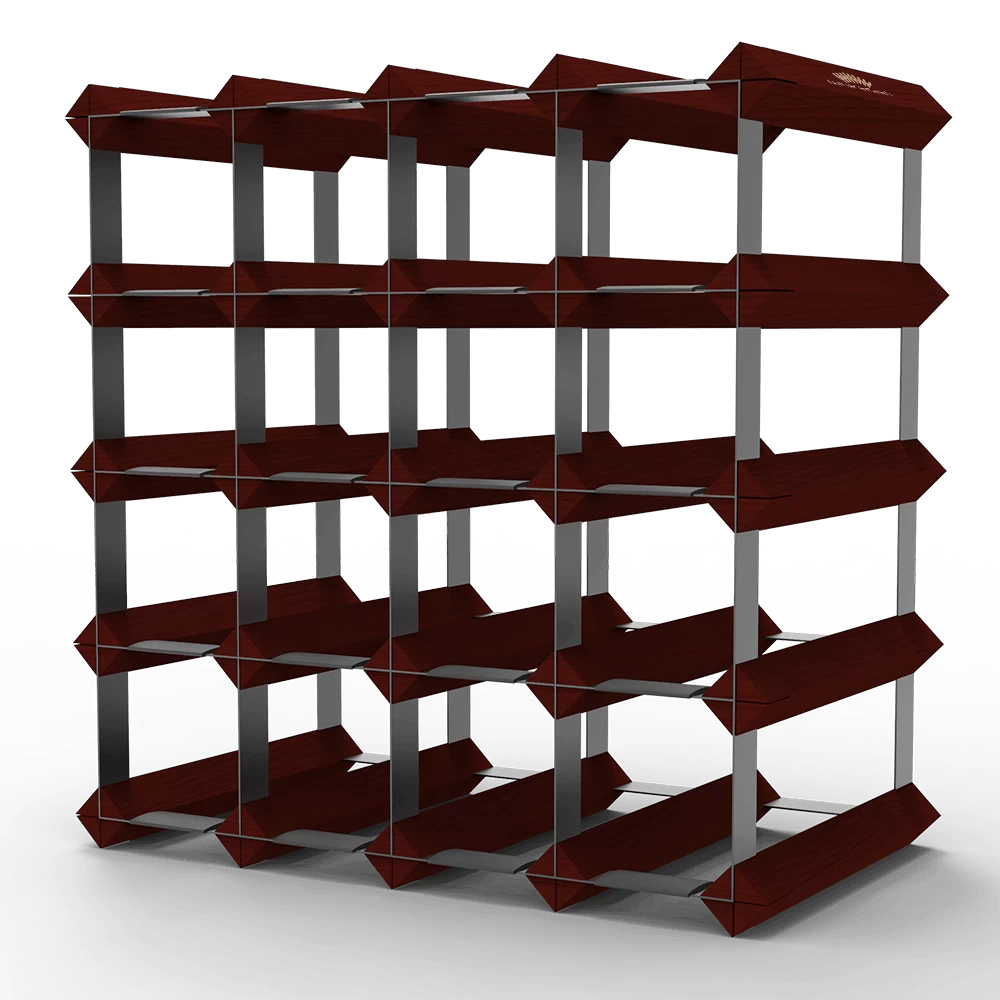 20 Bottle Timber Wine Rack - Image 3