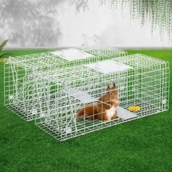 Gardeon 2x Animal Trap Humane Possum Cage Live Animal Safe Catch Rabbit Cat Hare Fox