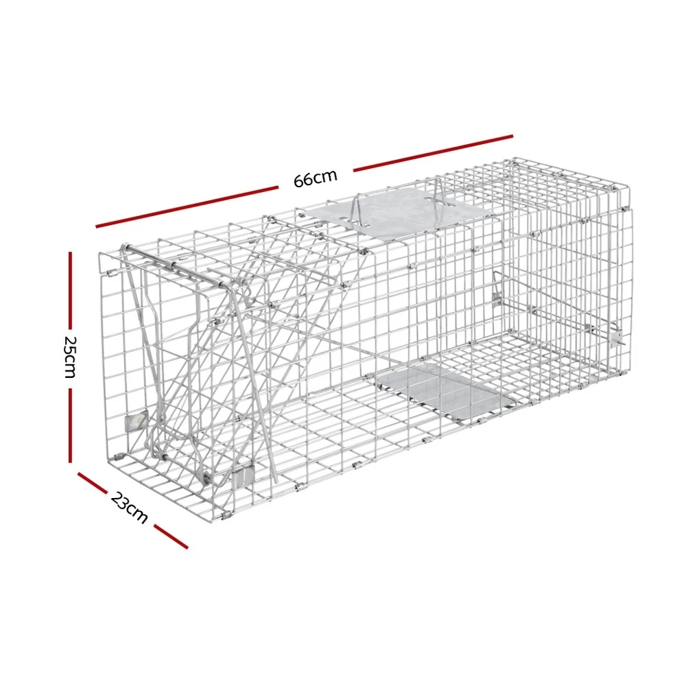 Gardeon 2x Animal Trap Humane Possum Cage Live Animal Safe Catch Rabbit Cat Hare Fox - Image 4