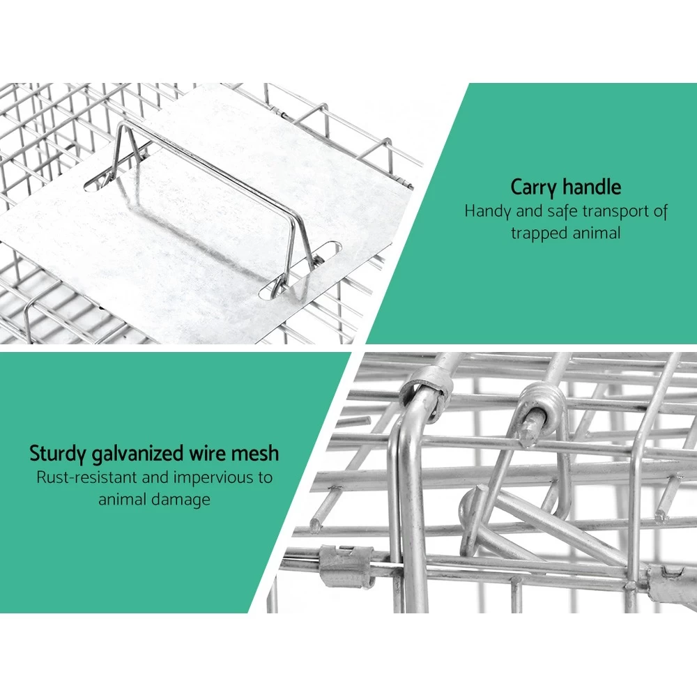 Gardeon 2x Animal Trap Humane Possum Cage Live Animal Safe Catch Rabbit Cat Hare Fox - Image 7