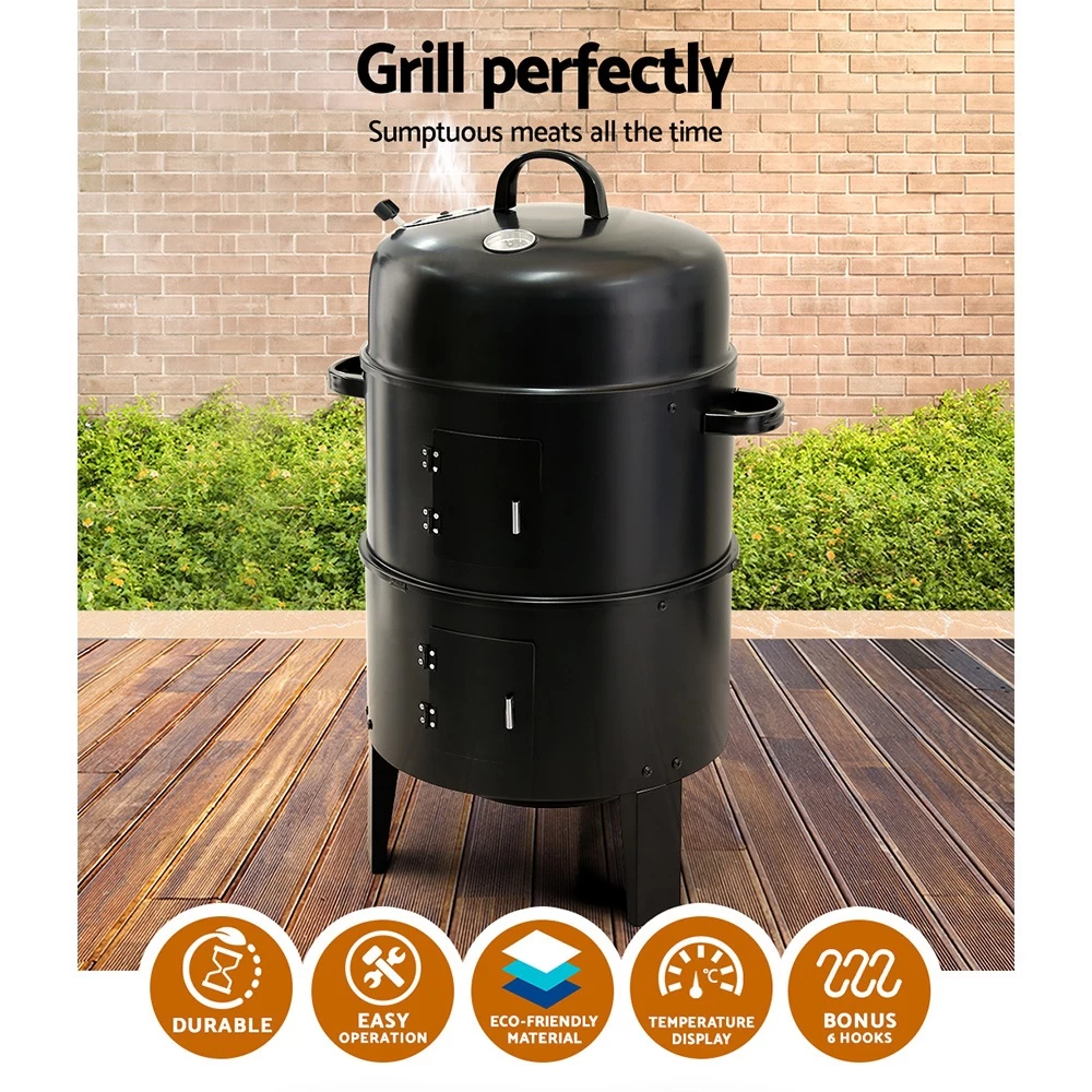 Grillz Charcoal Stack Smoker & BBQ - Image 4