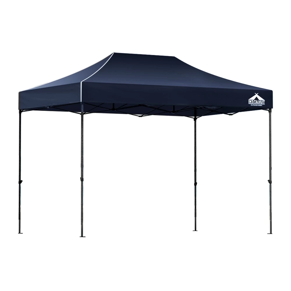 Instahut Gazebo Pop Up Marquee 3x4.5 Outdoor Tent Folding Wedding Gazebos Navy - Image 2