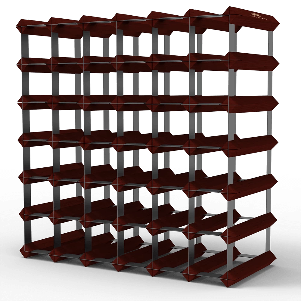 42 Bottle Timber Wine Rack - Image 3