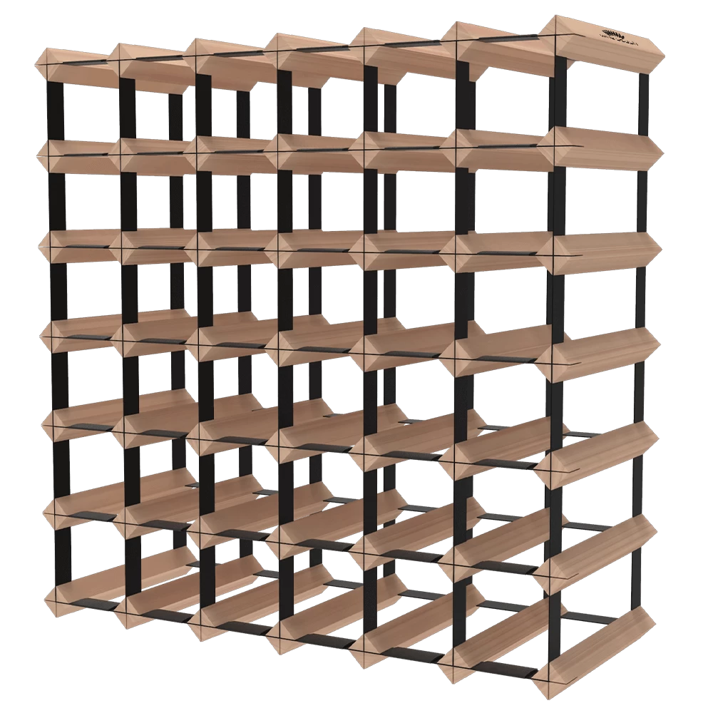 42 Bottle Timber Wine Rack - Image 4