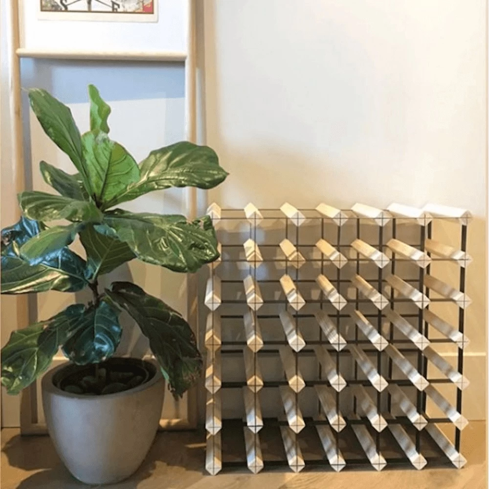 42 Bottle Timber Wine Rack - Image 7