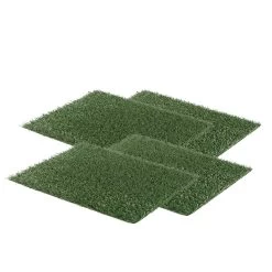4 Grass Mat 58.5cm X 46cm For Pet Dog Potty Tray Training Toilet