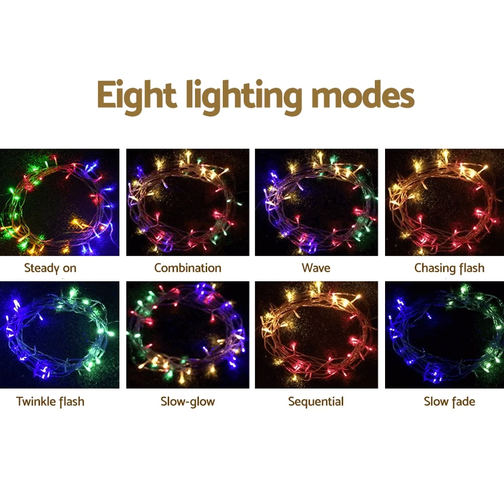 Jingle Jollys Christmas Lights 500 LED 100M String Light Multi-coloured Decora - Image 5