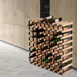 Artiss 72 Bottle Wine Rack Timber Wooden Storage Wall Racks Organiser Cellar