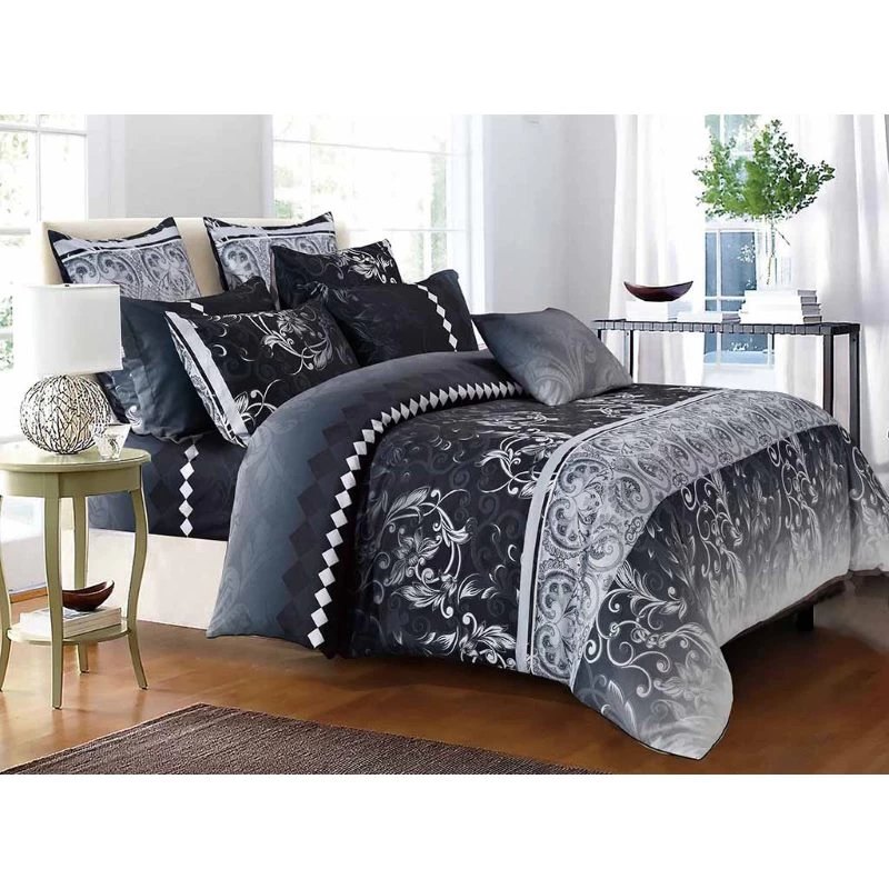 Costa King Size Duvet Quilt Cover Set