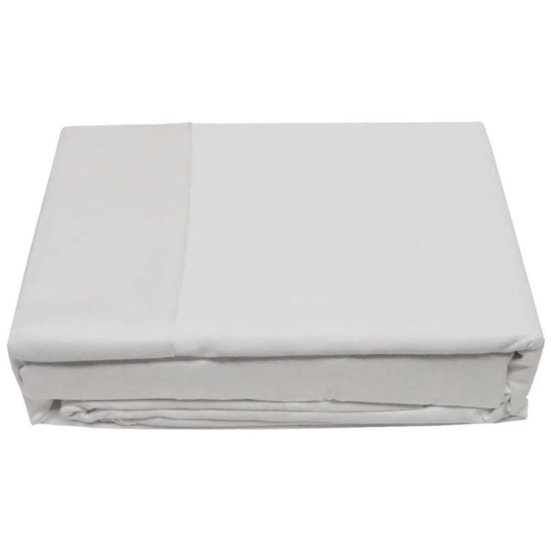 White Or Ivory Pure Cotton Bed Sheets Set 500TC - Image 3