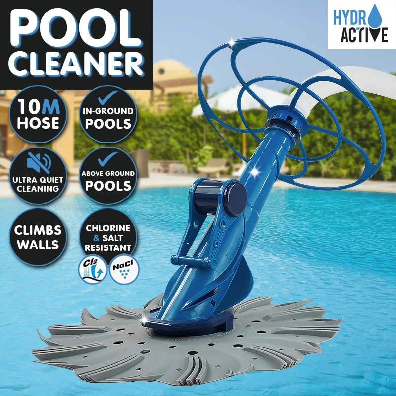 Pool Cleaner Automatic Swimming Vacuum Floor Below Ground Auto + 10m Hose - Image 2