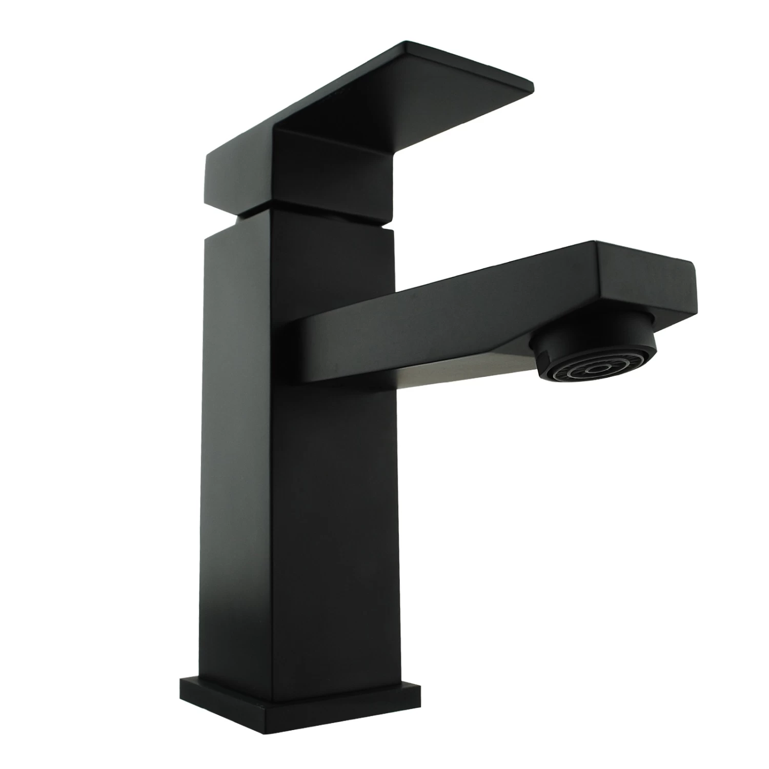 ACA Matte Black Bathroom Tap Square Mixer Taps Sink Basin Faucet WELS - Image 9