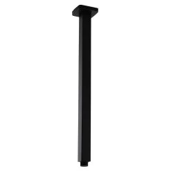 ACA Black Ceiling Shower Arm 400mm Female End Connector