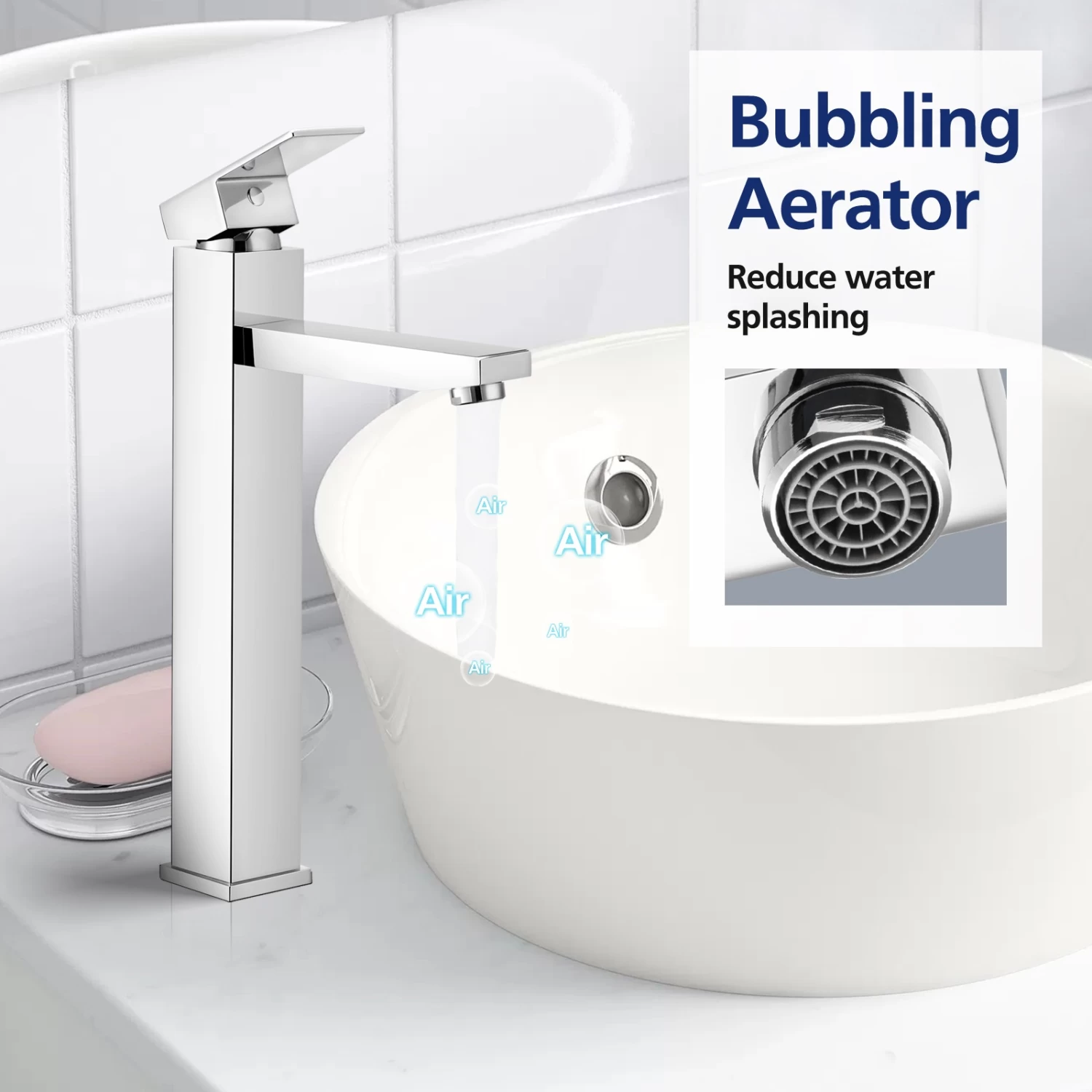 ACA Basin Mixer Tap Faucet Brass Chrome WELS 6Star 4L/M - Image 5