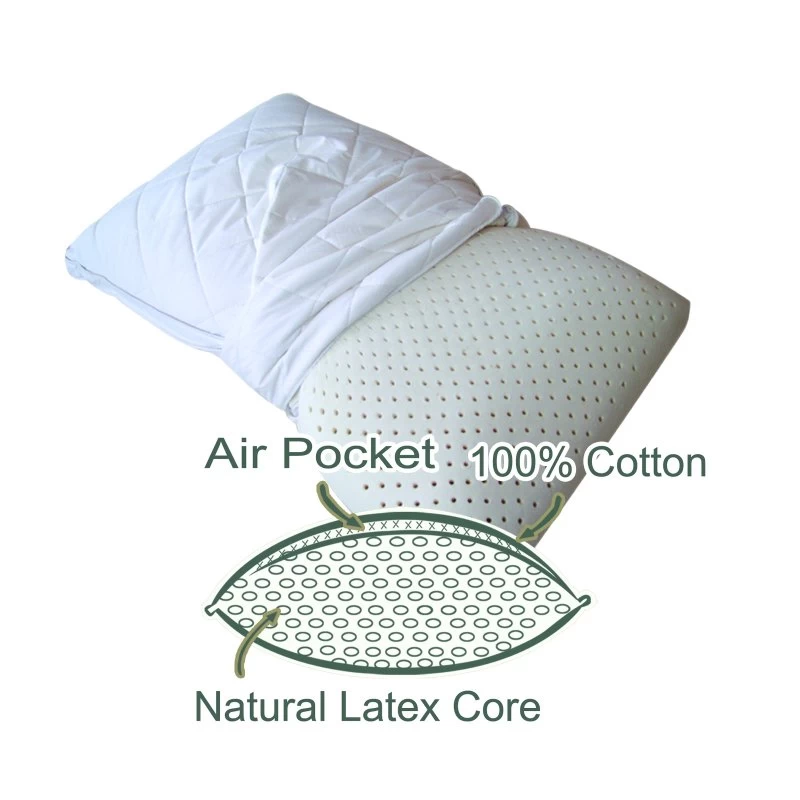 Therapeutic Contoured Latex Pillow With Quilt Cover - Image 3