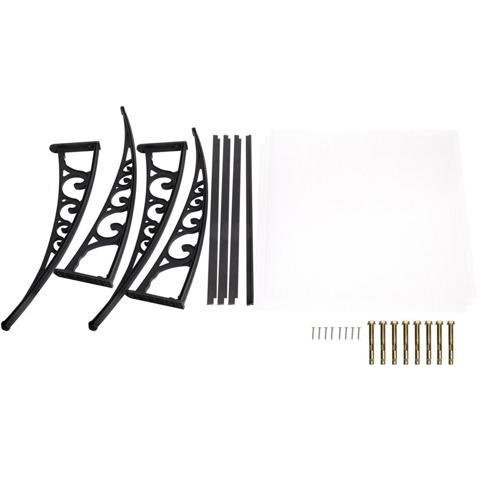 Instahut 1m X 3m Window Awning Door Awning Door Canopy Outdoor Patio Sun Shield DIY - Image 6