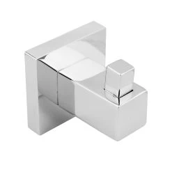 ACA Square Robe Hook Clothes Hanger Holder Chrome