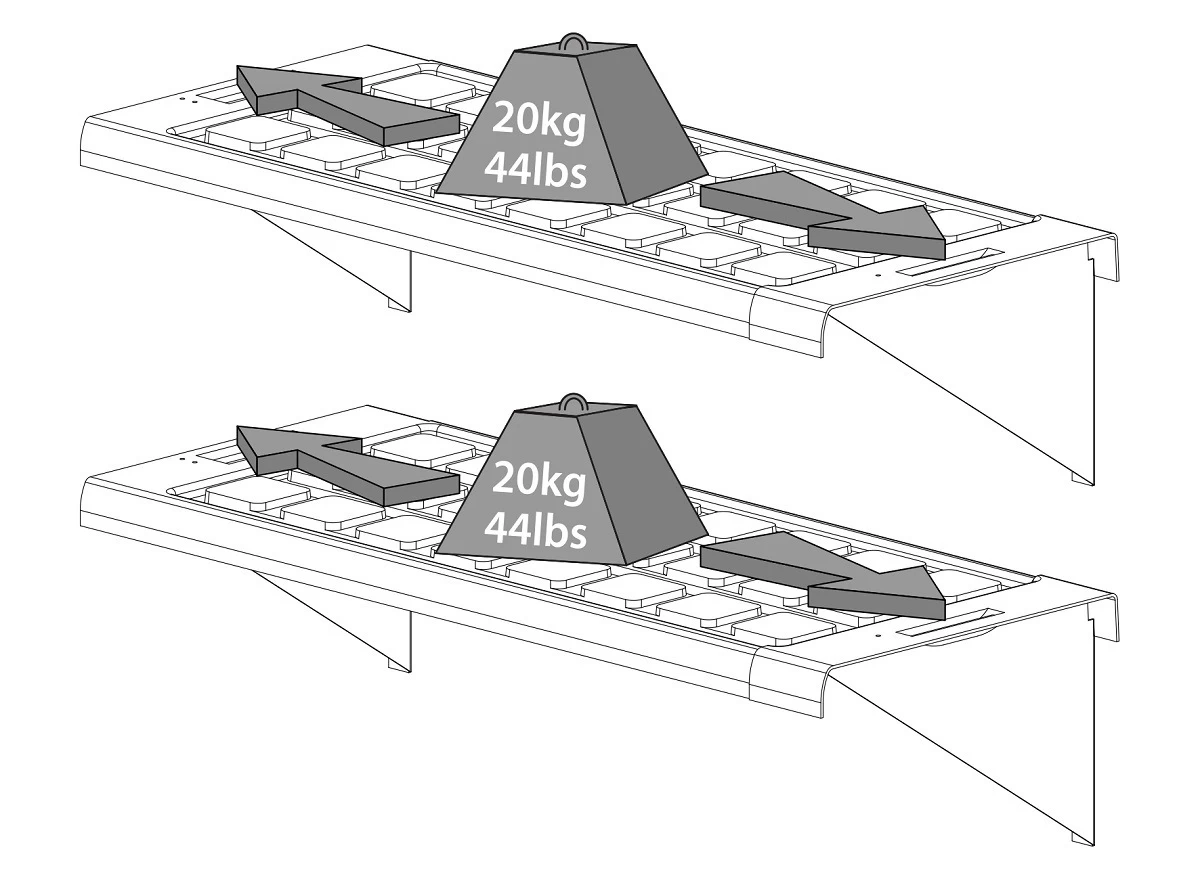Maze Greenhouse Twin Shelf Kit - Image 4