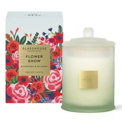 Glasshouse Fragrances Flower Show Scented Soy Candle 380g