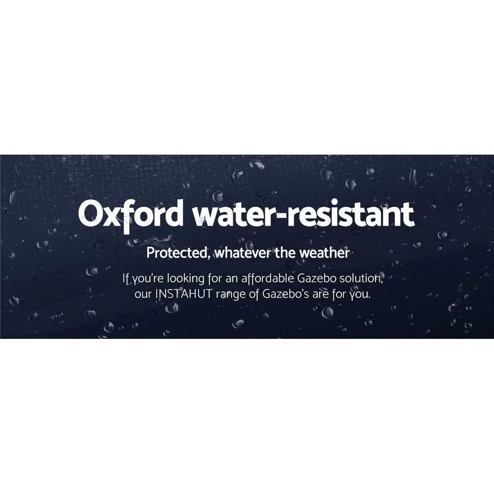 Instahut Gazebo 3x6m Folding Wedding Tent Gazebos Shade Navy - Image 6