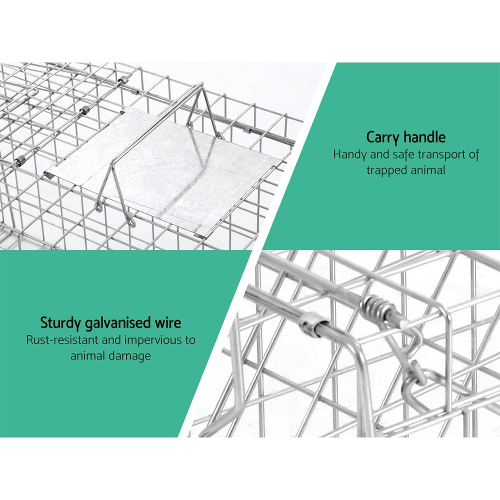 Gardeon XXXL Large Animal Trap Cage Humane Live Possum Fox Rat Cat Rabbit Hare Catch - Image 7