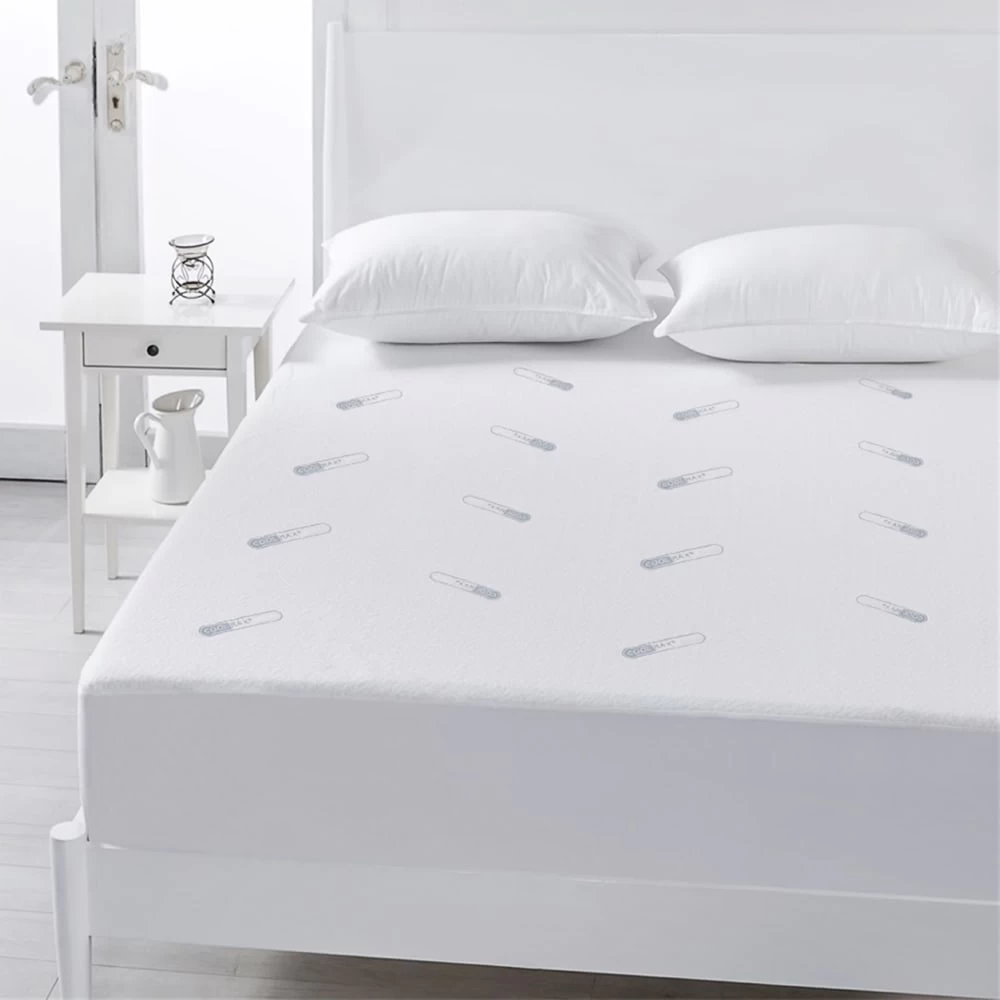 King Single Coolmax Fabric Mattress Protector 107cm