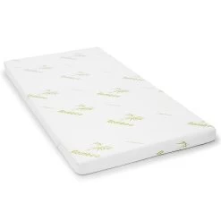 Cool Gel Memory Foam Mattress Topper Bamboo Fabric Cover Ecologic King Single 8cm