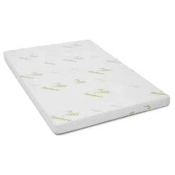Laura Hill Cool Gel Memory Foam Mattress Topper Bamboo Fabric Cover Ecologic King 8cm
