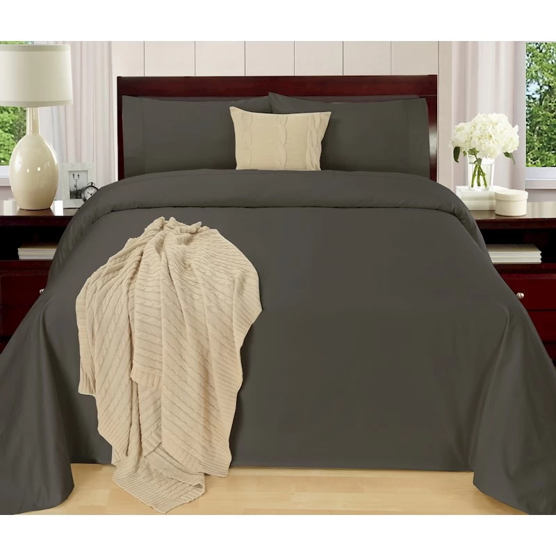 Luxurious 1200TC Egyptian Cotton Sheet Set In 5 Colours - Image 2