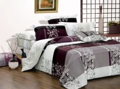 Maisy Super King Size Bed Quilt Doona Duvet Cover & Pillow Cases Set
