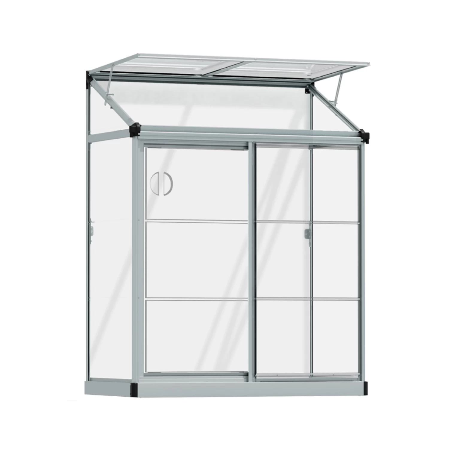 Maze Polycarbonate Greenhouse 4ft X 2ft Lean To