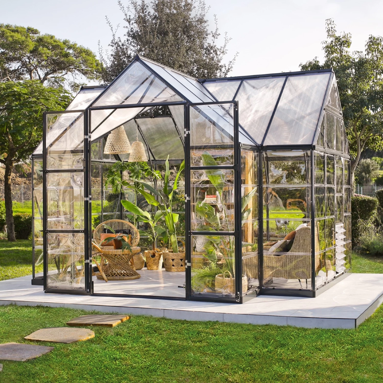 Maze Walk In Polycarbonate Greenhouse Victory - Image 7