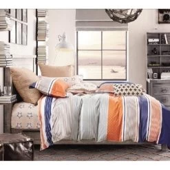 Moka Design 100% Cotton Quilt Cover Set 300TC