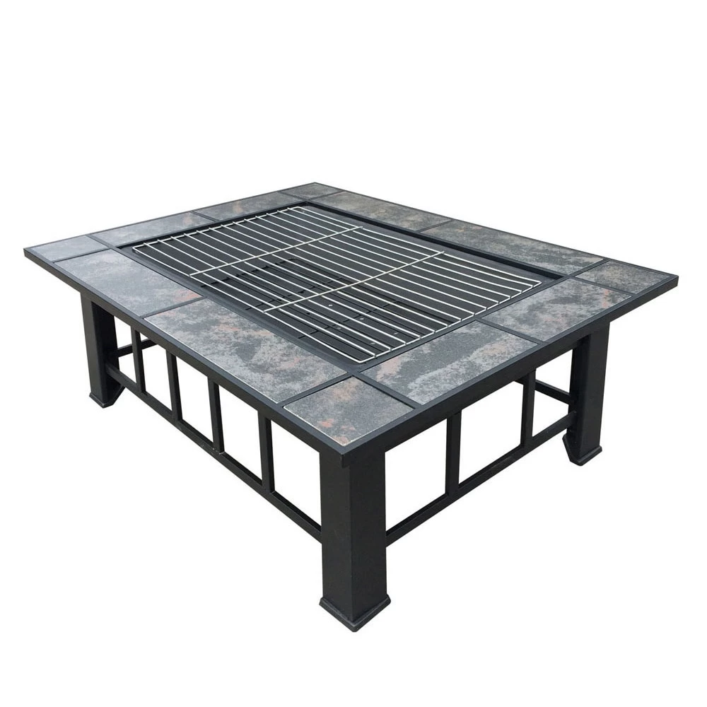 Grillz Fire Pit BBQ Grill Stove Table Ice Pits - Image 2
