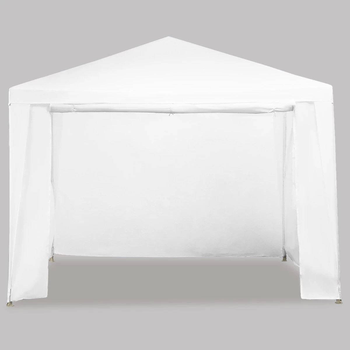 New White 3x3 Gazebo Party Tent Event Marquee Awning Outdoor Pavilion Canopy - Image 2