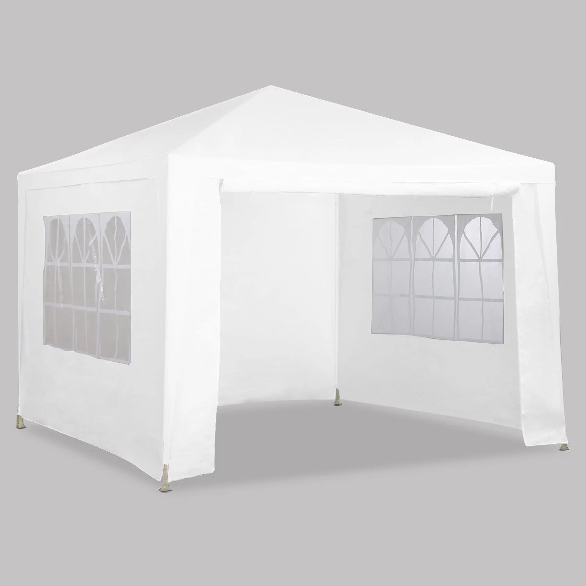 New White 3x3 Gazebo Party Tent Event Marquee Awning Outdoor Pavilion Canopy - Image 3