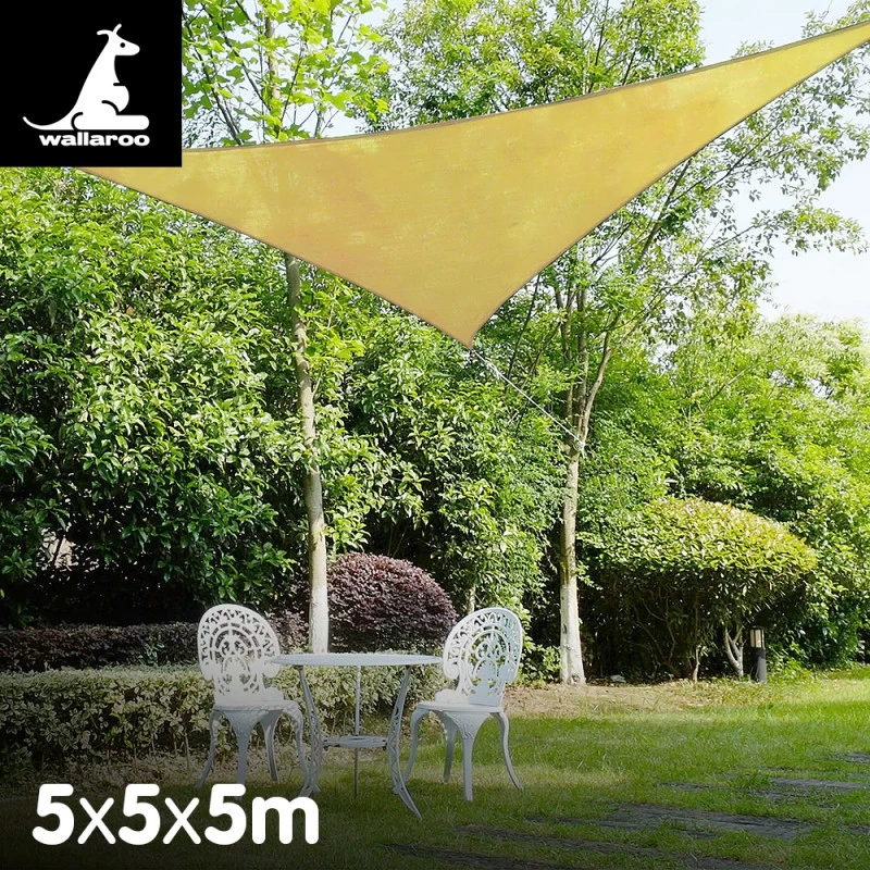 Wallaroo Outdoor Sun Shade Sail Canopy - Sand Cloth Rectangle Square Triangle - Image 2