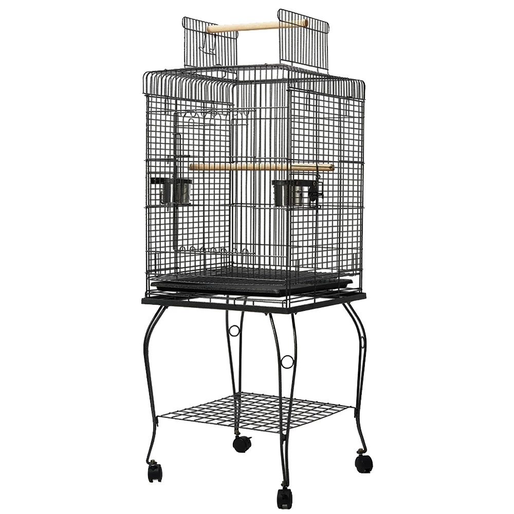 I.Pet Bird Cage Pet Cages Aviary 145CM Large Travel Stand Budgie Parrot Toys - Image 4