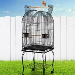 I.Pet Bird Cage Pet Cages Aviary 150CM Large Travel Stand Budgie Parrot Toys