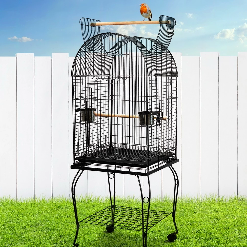 I.Pet Bird Cage Pet Cages Aviary 150CM Large Travel Stand Budgie Parrot Toys