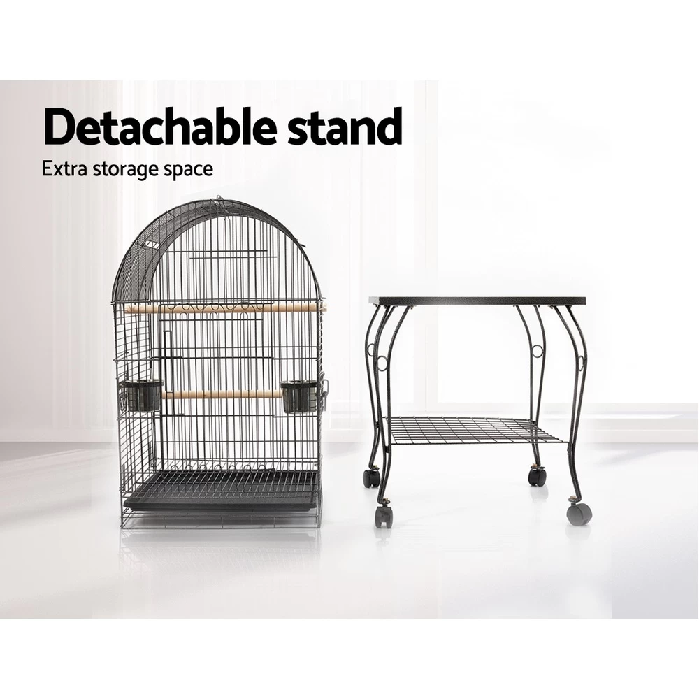 I.Pet Bird Cage Pet Cages Aviary 150CM Large Travel Stand Budgie Parrot Toys - Image 7