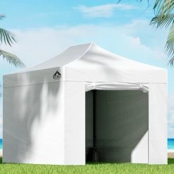 Instahut Gazebo 3x4.5M White