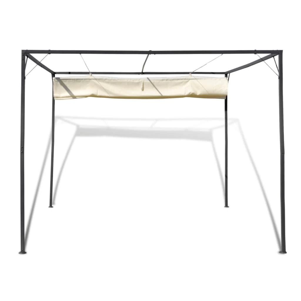 Garden Gazebo With Retractable Roof Canopy VidaXL - Image 6
