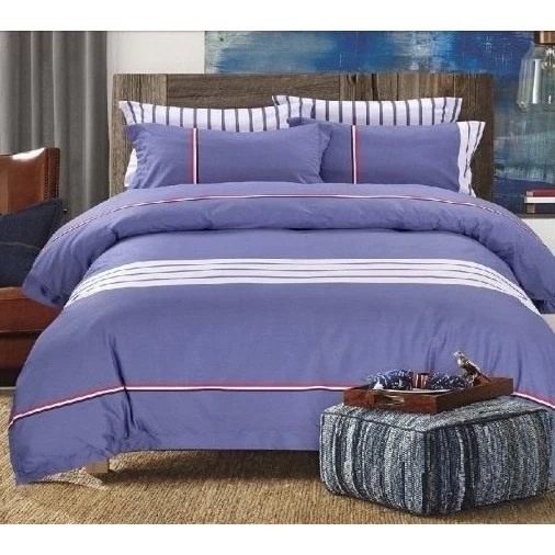 Puppy Blue Design 100% Cotton Quilt Cover Set 300TC