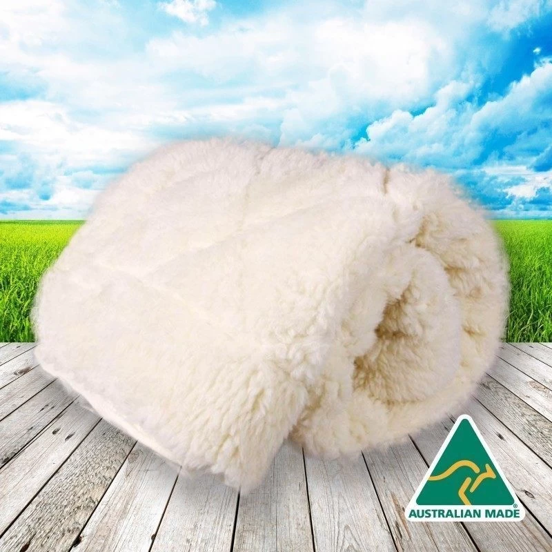 Queen Size Fully Fitted Cotton And Wool Underlay - Image 2