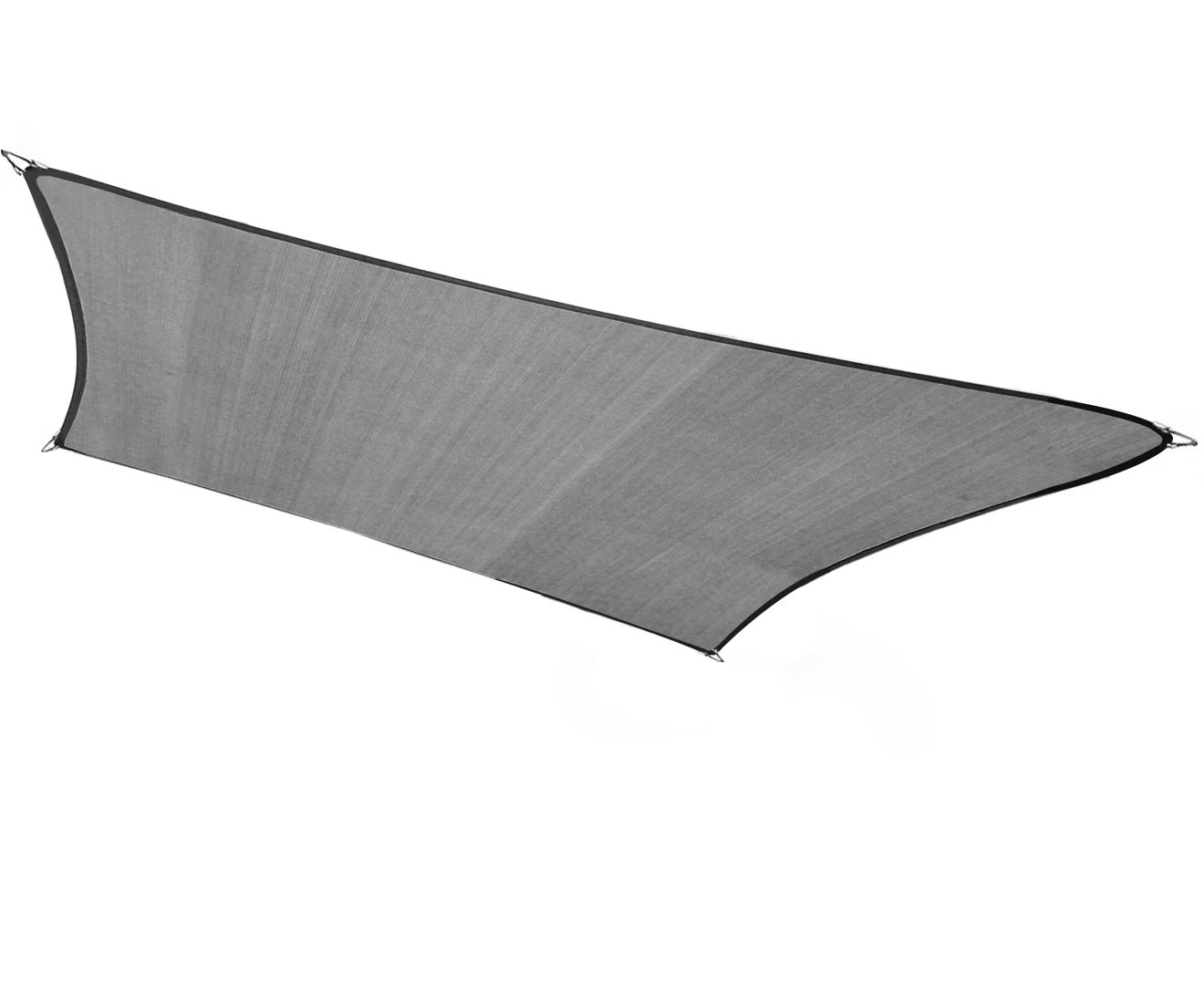 Wallaroo 3m X 5m Outdoor Sun Shade Sail Canopy - Grey Cloth Rectangle Sailcloth UV Block
